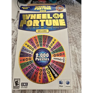 Wheel of Fortune Deluxe Mac Game 2007 PC/Mac CD-ROM EUC